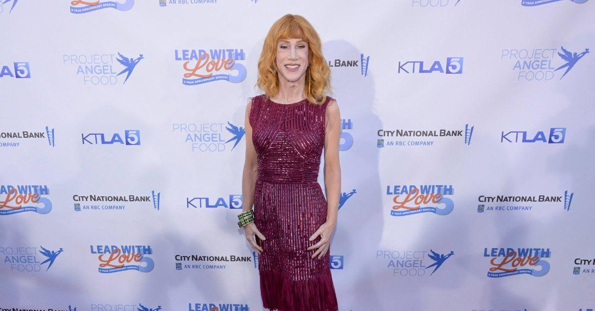 Kathy Griffin at the Project Angel Food fundraiser in 2024. 