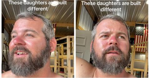 Dad lets daughter bully him TikTok