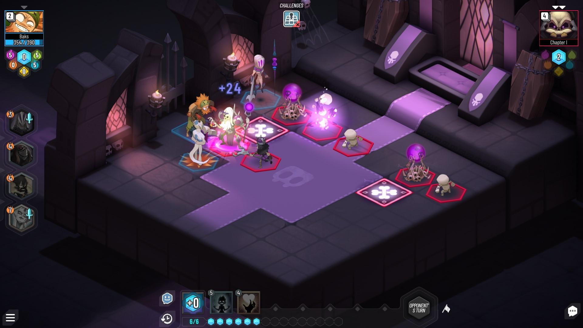 Player fighting a pack of undead creatures in 'Waven.'