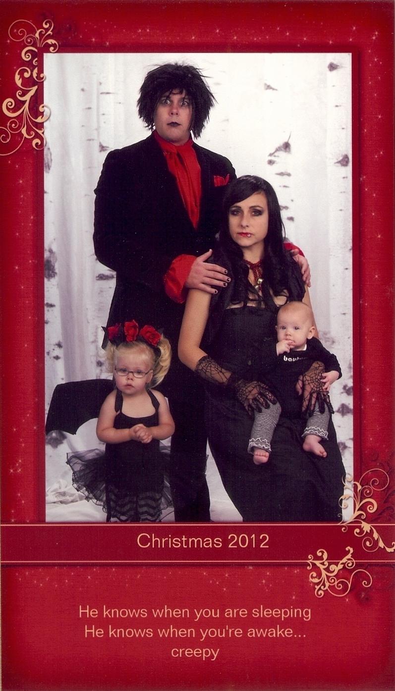 real family christmas cards