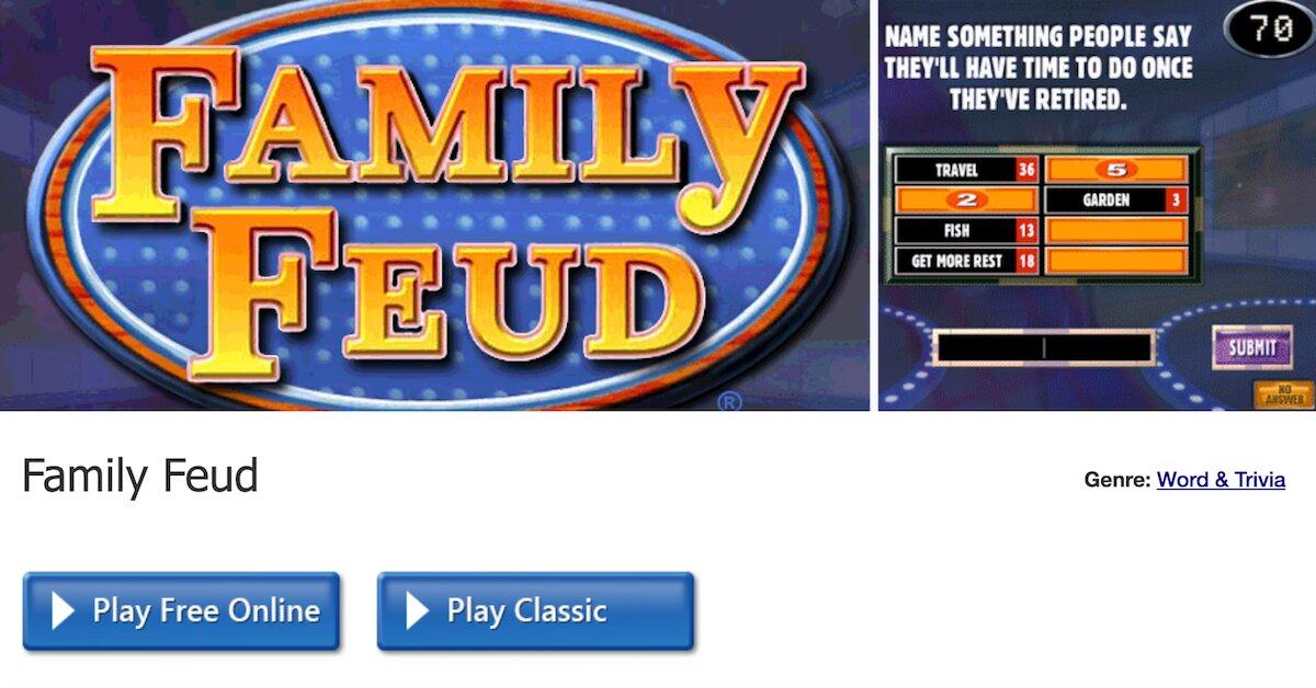 family feud online template