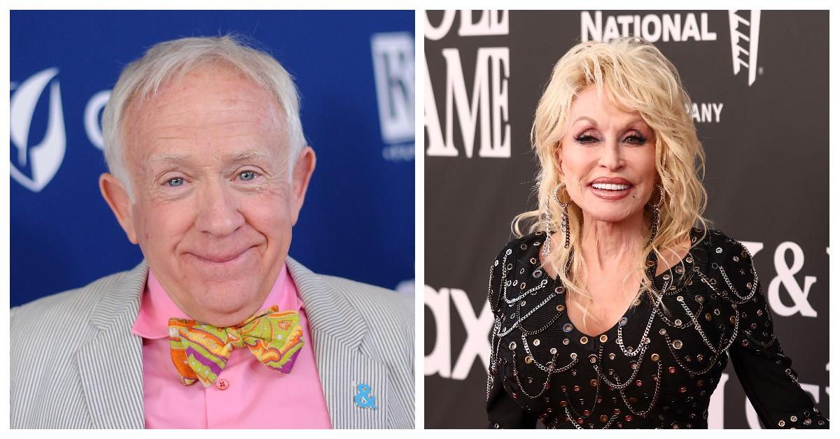 Leslie Jordan and Dolly Parton