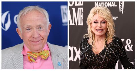 Leslie Jordan and Dolly Parton