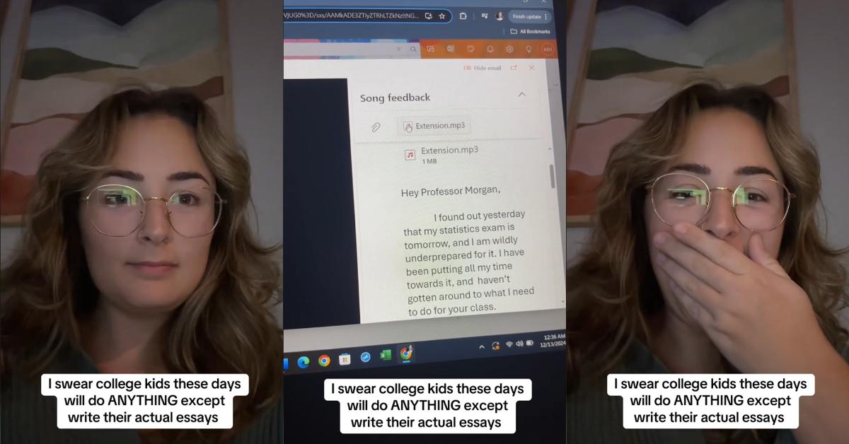 “Get This Man His Extension” — Student Sends Professor Song Asking for More Time on Essay