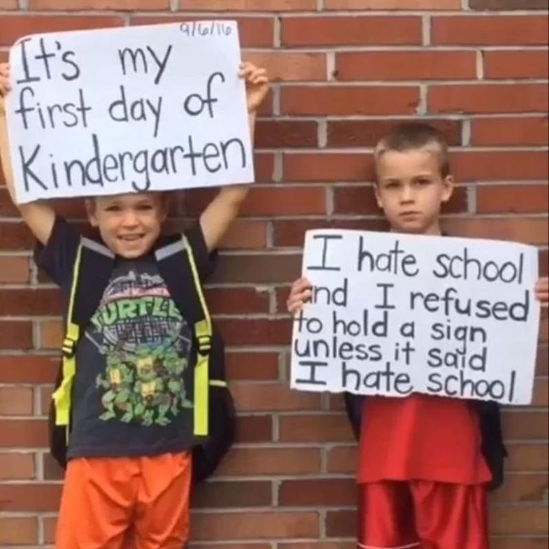 first day of school memes