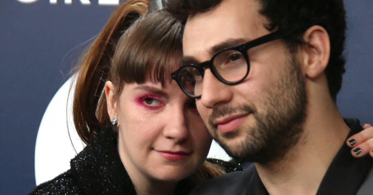 Lena Dunham and Jack Antonoff together at a 'Girls' event.