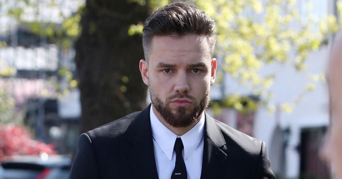 Liam Payne at Tom Parker's funeral