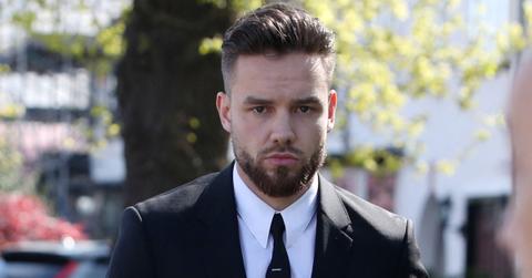 Liam Payne at Tom Parker's funeral