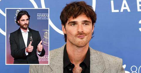 Jacob Elordi at a film festival in Morocco debuting his beard.