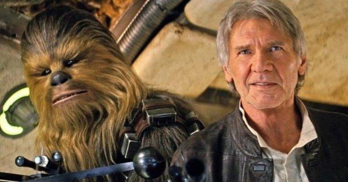 Harrison Ford as Han Solo in 'The Force Awakens.'