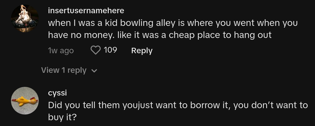 bowling alley inflation