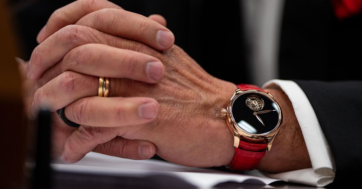 Kevin O'Leary wearing one of his many watches