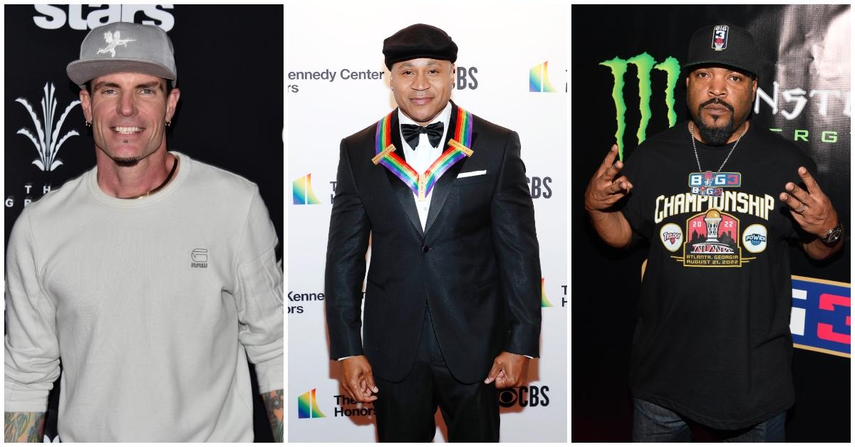 Vanilla Ice, LL Cool J, and Ice Cube