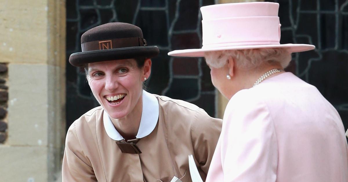 Nanny Maria Teresa Turrion Borrallo and Queen Elizabeth II