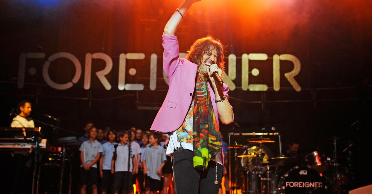 Kelly Hansen of Foreigner performs at Royal Albert Hall on May 16, 2018.