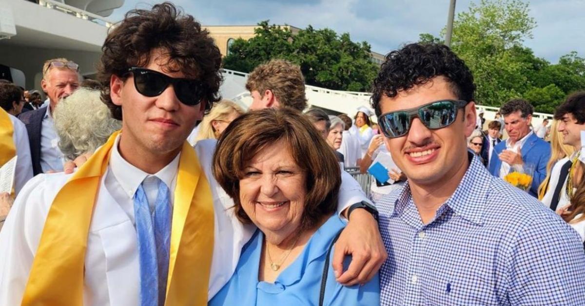 Cameron Robbins at his high school graduation