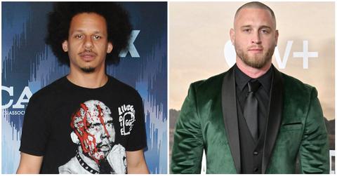 split image of eric andre and chet hanks