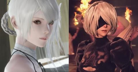 (l-r) 'Nier Replicant' and 'Nier: Automata'