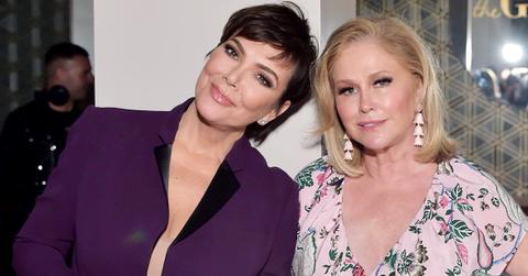 Kris Jenner and Kathy Hilton at Glam App event