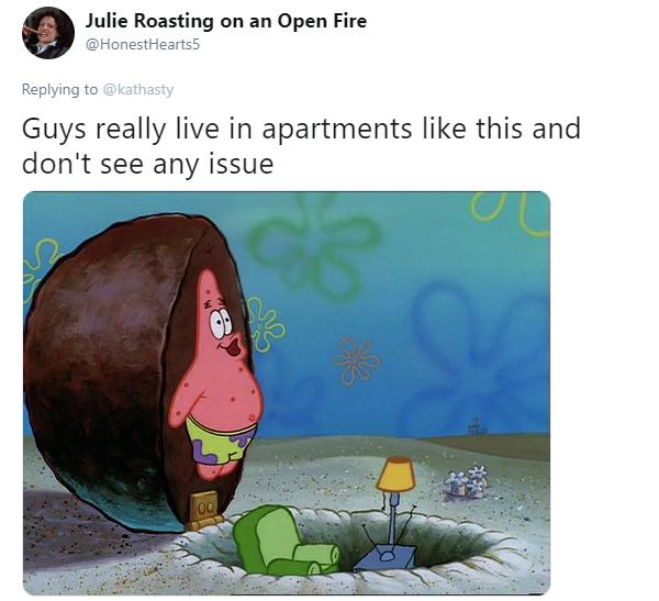 People Horrified With How Guys Live Turn It Into A Meme