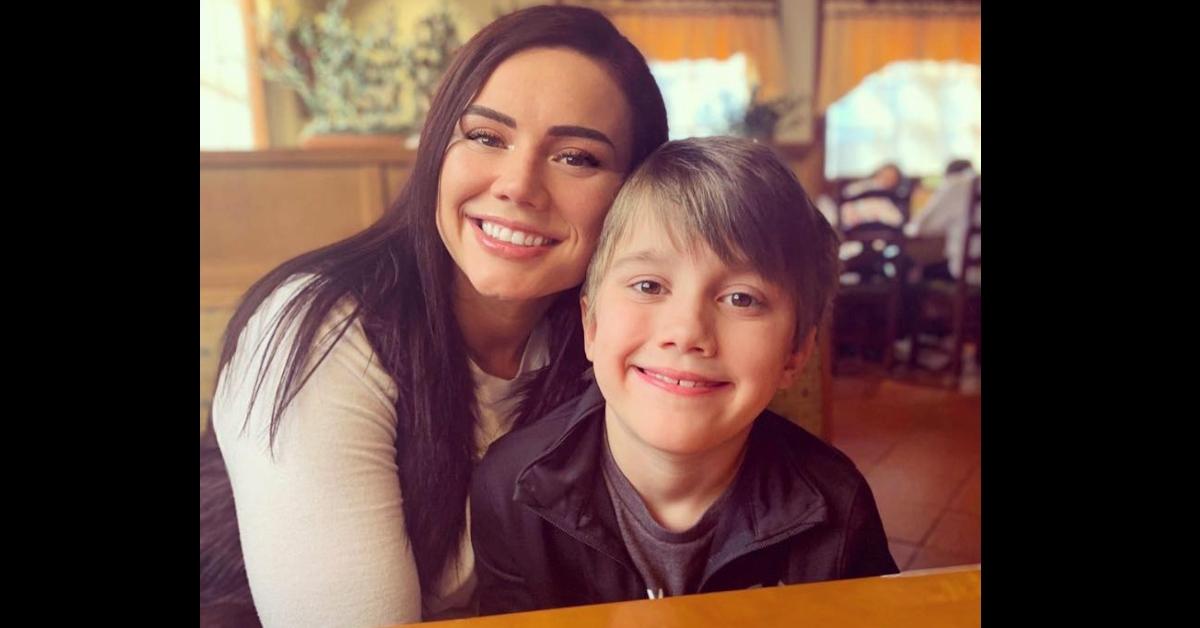 Whitney Purvis with her son, Weston