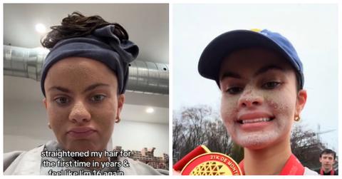 Tia Zakher shows off the "Caveman Method"