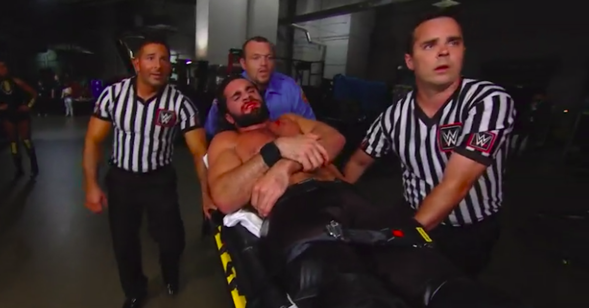 What Happened To Seth Rollins On Monday Night Raw He Got - 