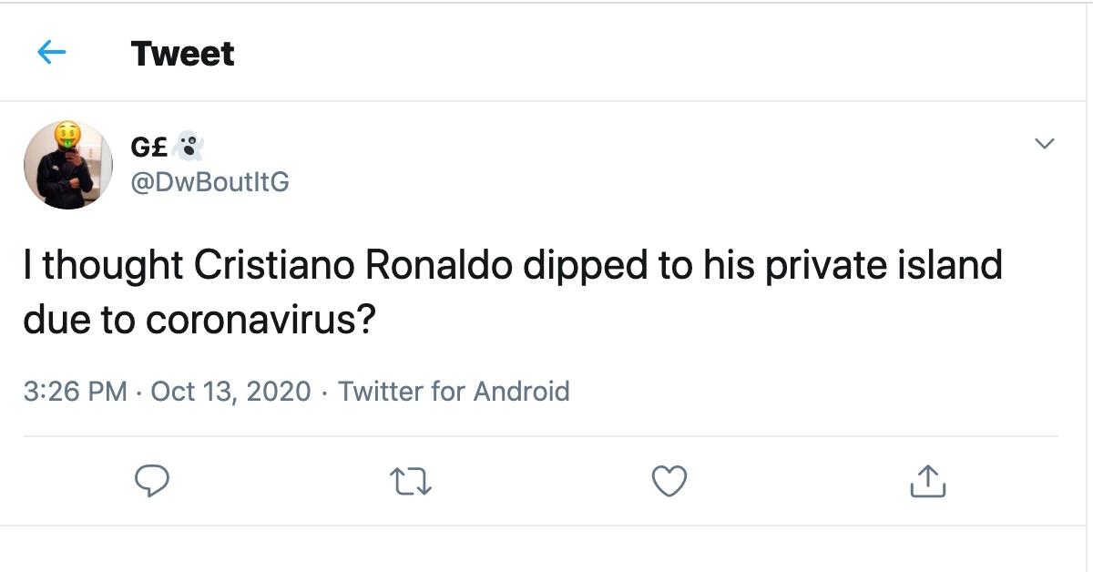 cristiano ronaldo island