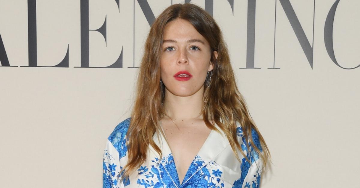 Maggie Rogers attends a Valentino fashion show. 