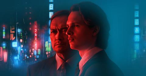Ansel Elgort and Ken Watanabe in 'Tokyo Vice'