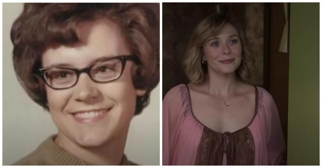 Candy Montgomery and Elizabeth Olsen as Candy in 'Love and Death'