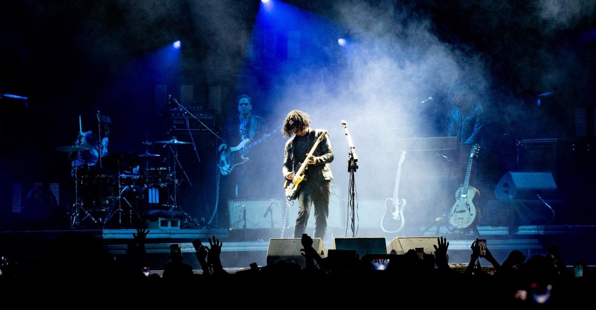 Jack White performs at the 2024 Corona Capital Music Festival.