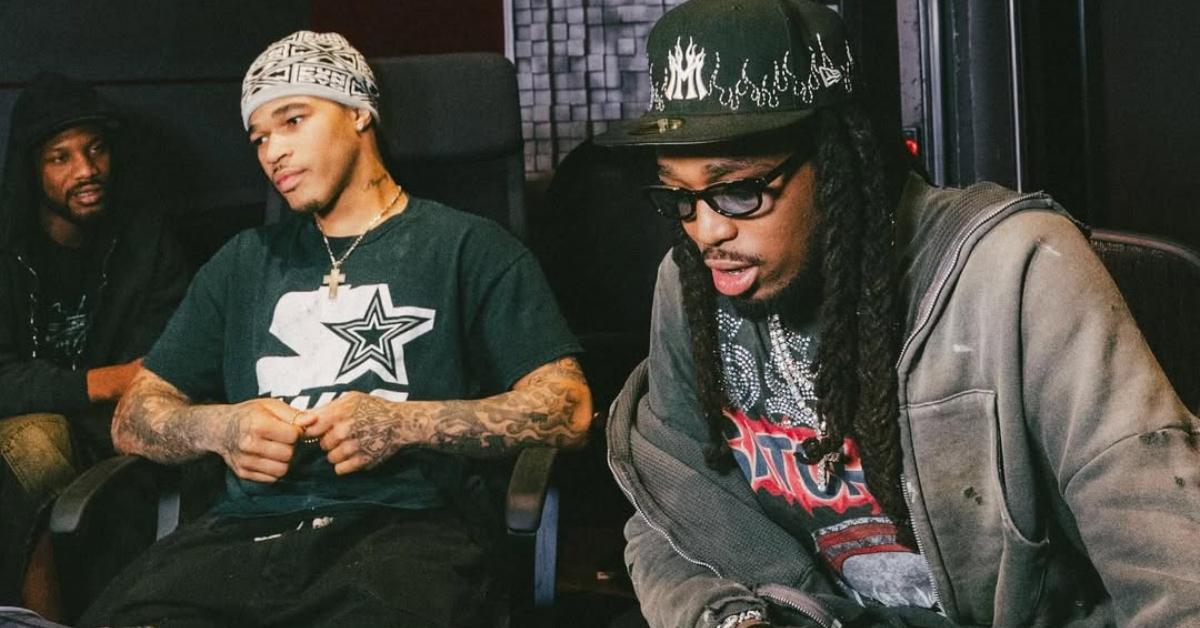 PlaqueBoyMax with QuavoHuncho in the studio