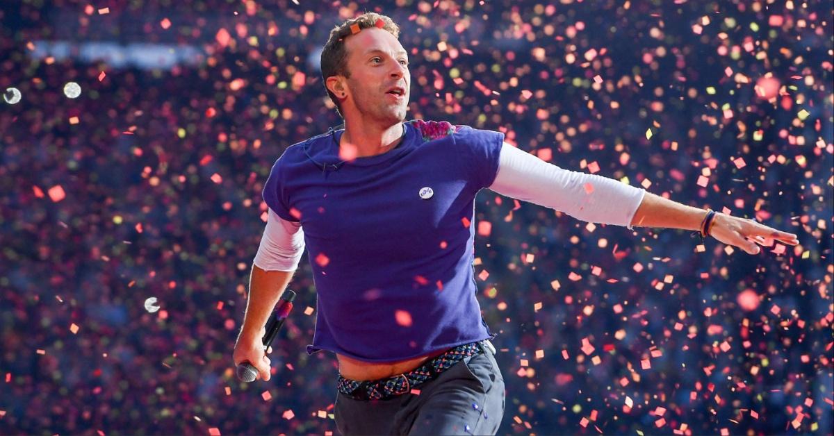 Coldplay's Chris Martin performs in Paris, France. 