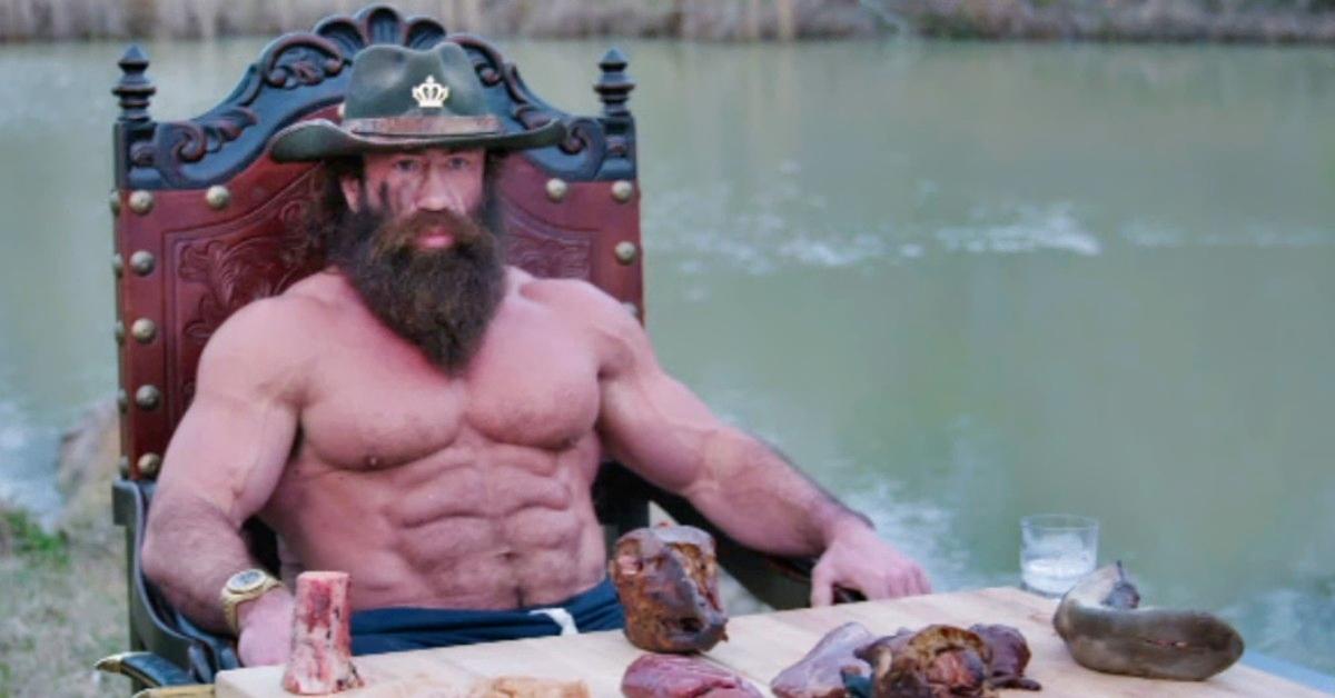 The Liver King surveys his liver kingdom