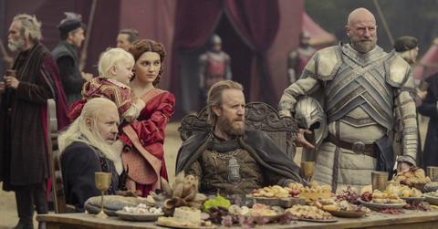 Paddy Considine, Emily Carey, Rhys Ifans, Graham McTavish in 'House of the Dragon'