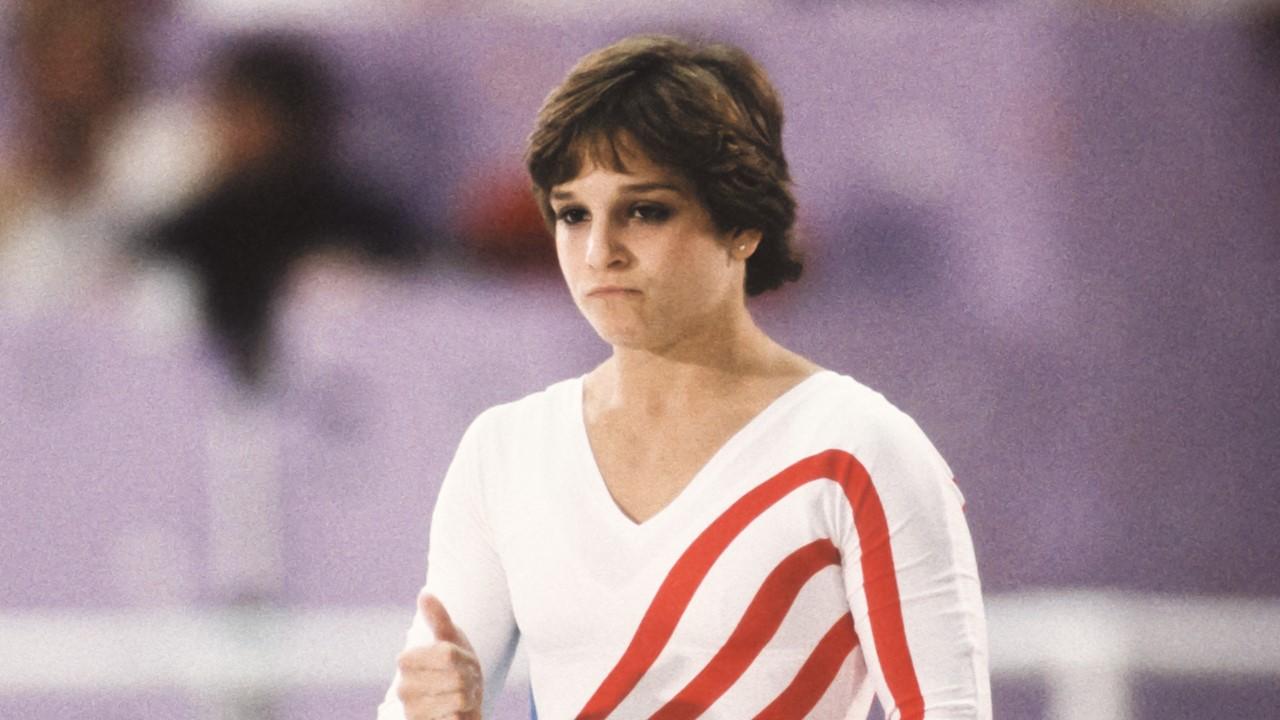 Mary Lou Retton at the 1984 Olympics