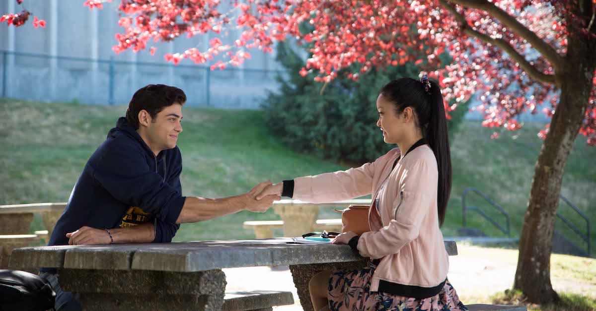 Peter and Lara Jean from 'To All the Boys I Loved Before'