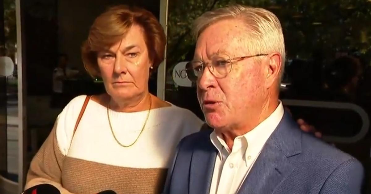 Melissa Hoskins' parents, Peter and Amanda.