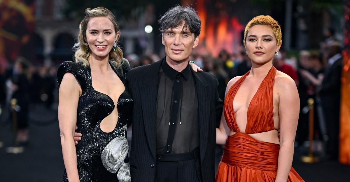 Emily Blunt, Cillian Murphy and Florence Pugh attend the "Oppenheimer" UK Premiere