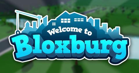 The logo for Welcome to Bloxburg.