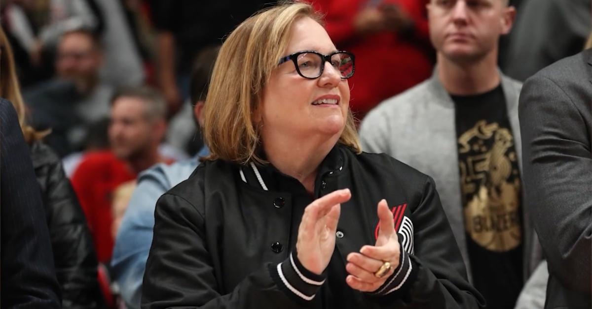 Jody Allen attends a sporting event.