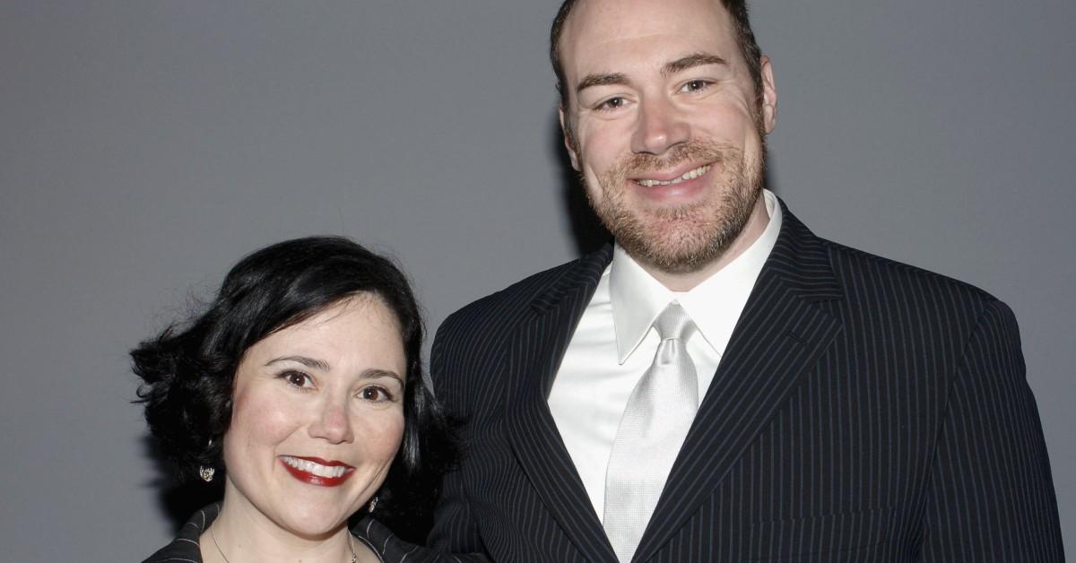 Alex Borstein and Jackson Douglas attend the 12th annual SAG awards in 2014