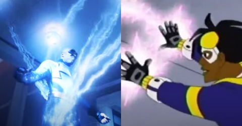 Static Shock and Black Lightning