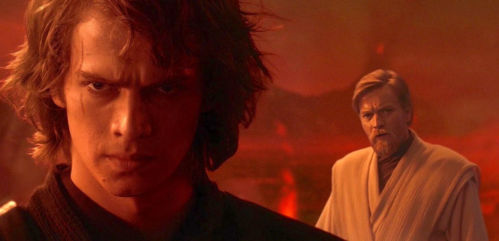 Anakin and Obi-Wan in 'Revenge of the Sith.'