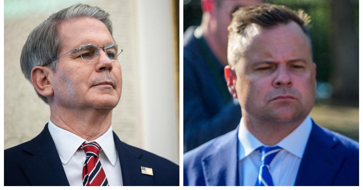 (L-R): Scott Bessent; Bill Pulte