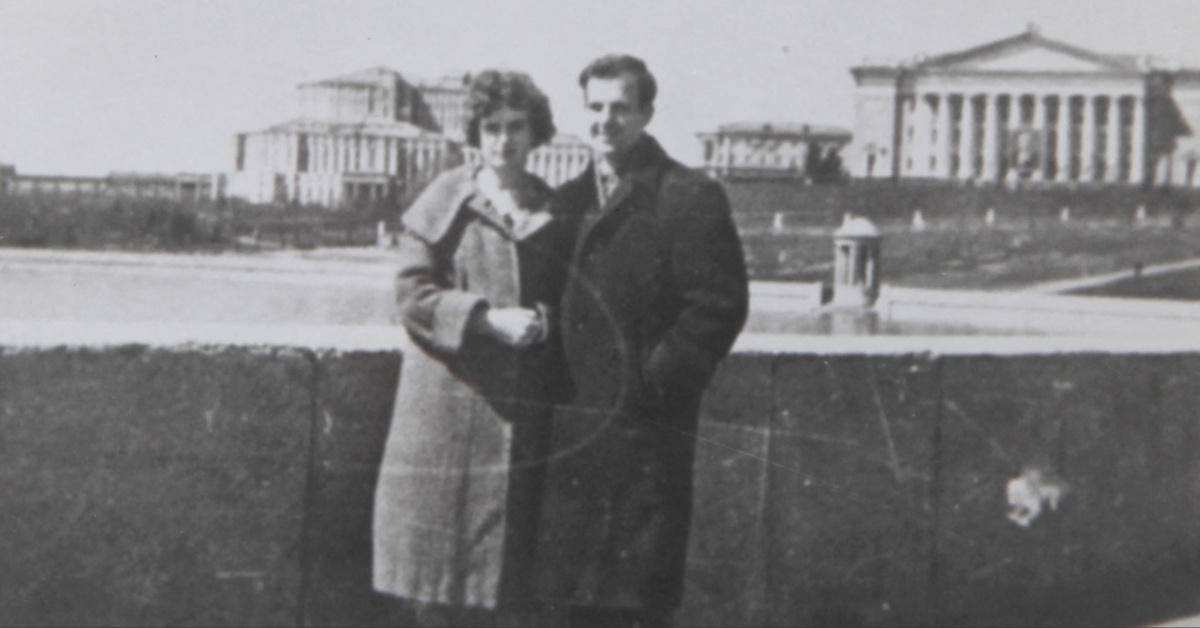 Marina and Lee Harvey Oswald in Minsk. 