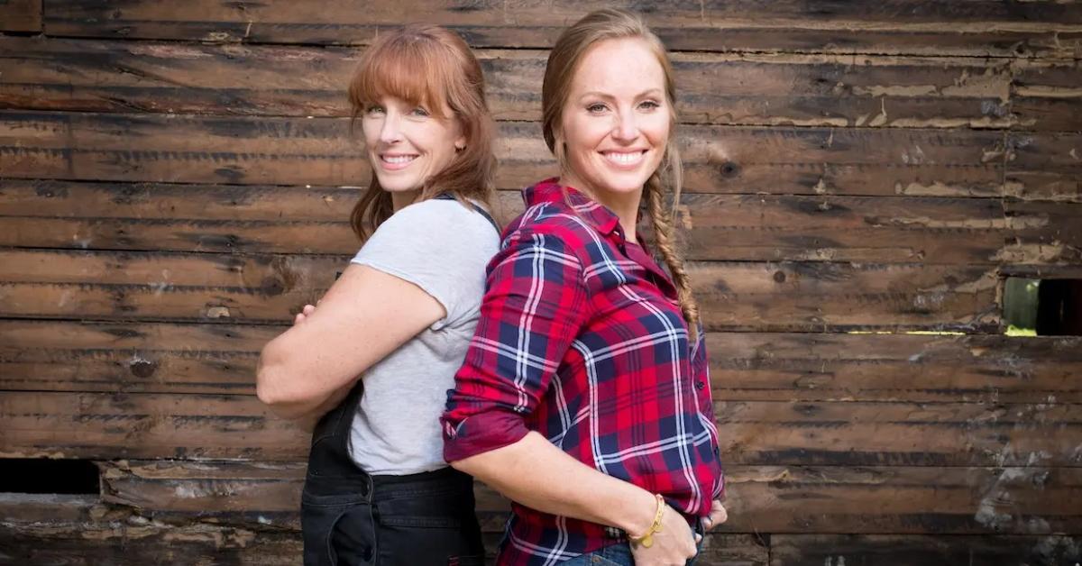 Good Bones star Karen E. Laine with daughter Mina Starsiak Hawk in flannel