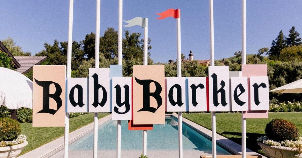 A sign from Kourtney Kardashian's baby shower