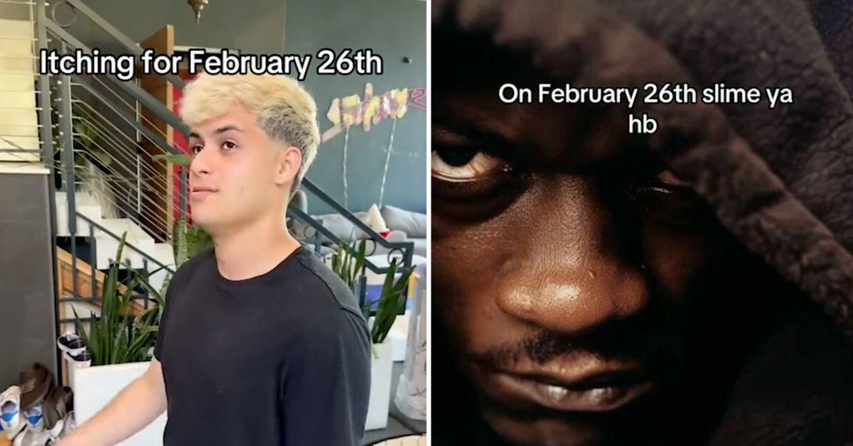 Two side-by-side images about Feb. 26. 